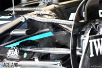 Mercedes W14 front suspension, Monaco, 2023