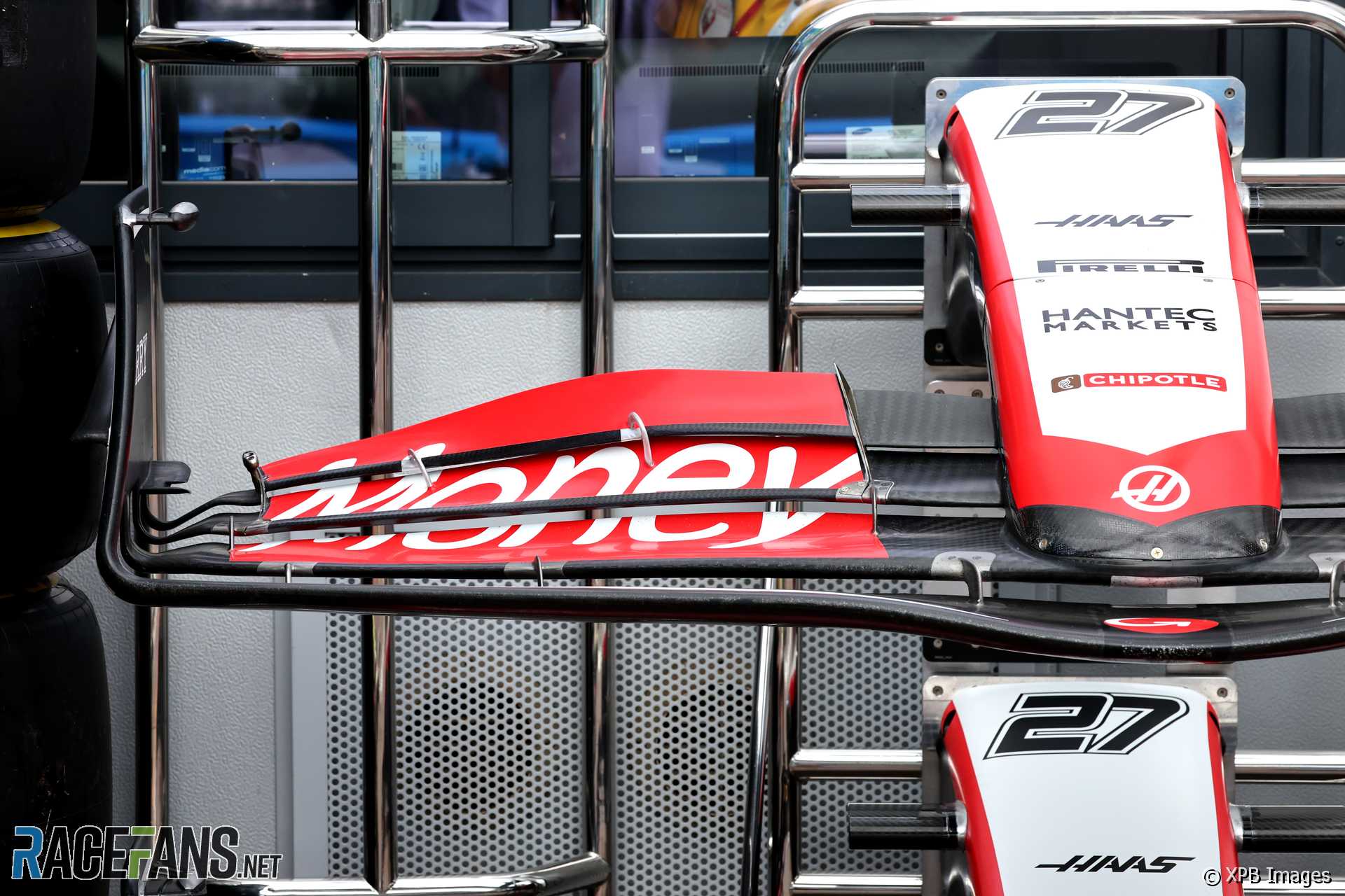 Haas previous-spec front wing, Monaco, 2023