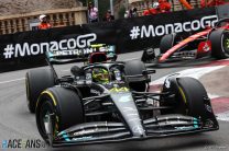 Hamilton sees “step forward” for Mercedes as team beats Ferrari pair