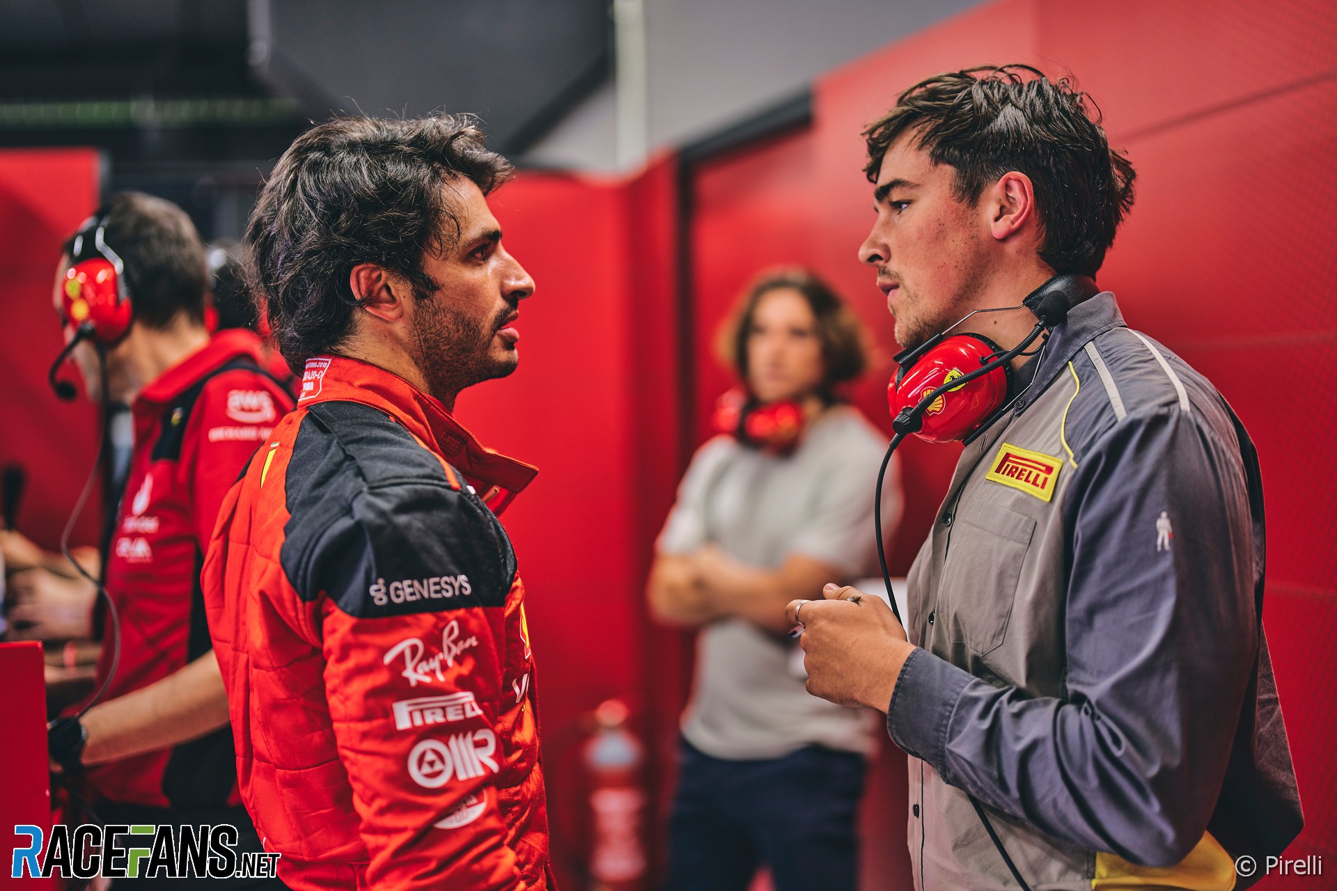 Carlos Sainz Jnr, Ferrari, Pirelli tyre test, Circuit de Catalunya, 2023