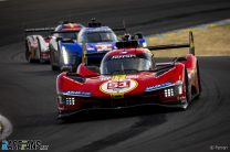 Ferrari lead by a minute over Toyota at three-quarter distance in Le Mans