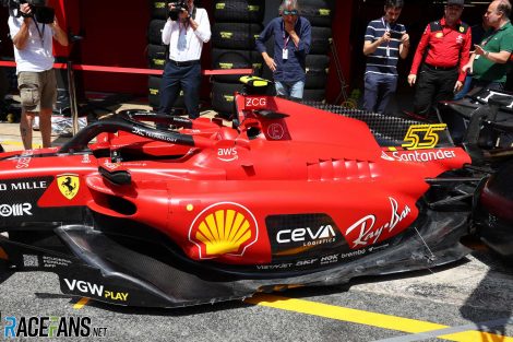 Ferrari updates, Spanish Grand Prix, 2023