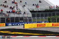 Pictures: FIA tweaks turn one barrier following complaints from drivers