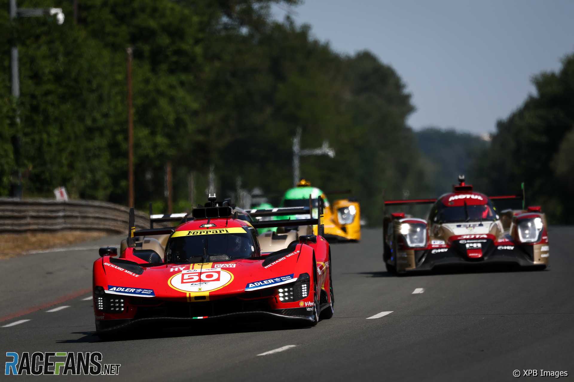 Ferrari 499P, La Sarthe, Le Mans 24 Hours test, 2023