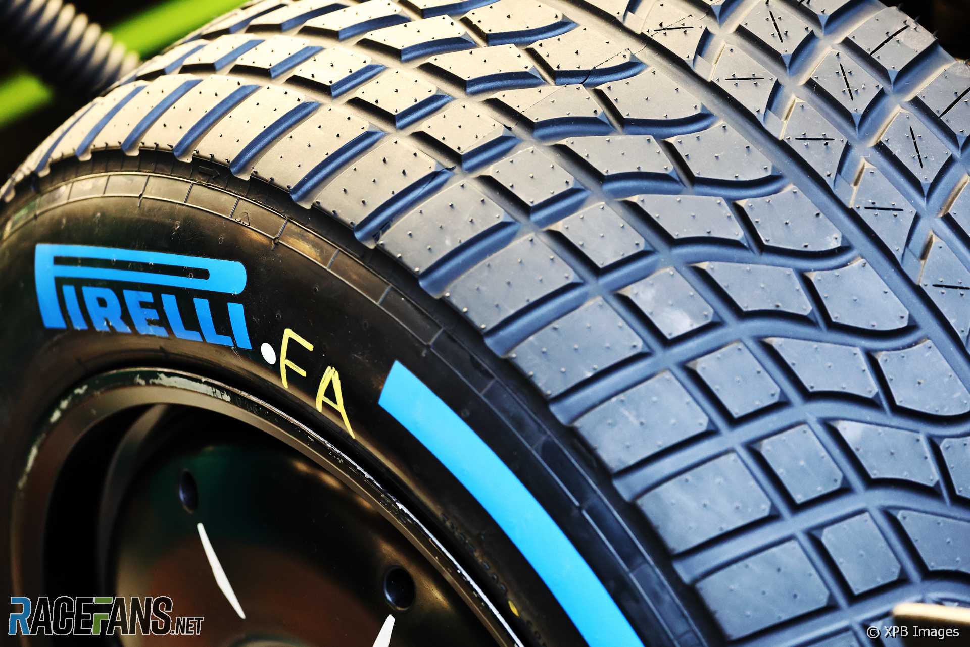 Wet Pirelli tyre, Circuit Gilles Villeneuve, 2023
