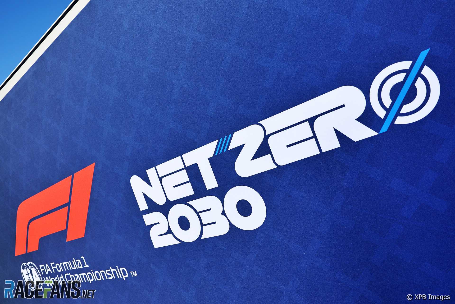 Formula 1 Net Zero logo, Red Bull Ring, 2023