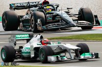 Mick Schumacher makes Mercedes F1 test debut 10 years after father drove for team