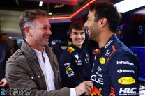 Christian Horner, Daniel Ricciardi, Red Bull, Silverstone, Pirelli tyre test, 2023