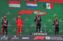 F1 podium, Red Bull Ring, 2023