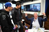 (L to R): Pierre Gasly, Esteban Ocon, Alpine, Jeremy Clarkson, Silverstone, 2023