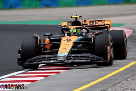 Lando Norris, McLaren, Hungaroring, 2023