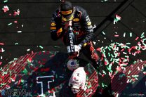 Broken record, smashed trophy: Verstappen drives Red Bull to historic heights