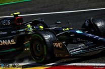 Hamilton ‘doesn’t care much’ about penalty for sprint race collision with Perez