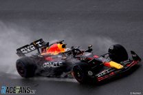 Verstappen quickest as red flag fly three times in wet final practice
