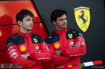 Leclerc turns the tables on Sainz at last race in another close fight at Ferrari