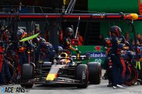Horner explains “no-brainer” pit call which jumped Verstappen past Perez
