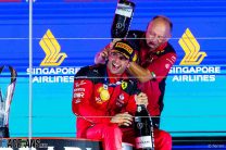 Vasseur was “not too stressed” despite “emotional” first win as Ferrari boss