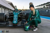 Hawkins completes first Formula 1 test for Aston Martin in Hungary