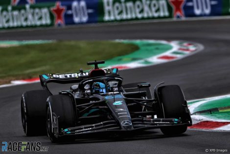 George Russell, Mercedes, Monza, 2023