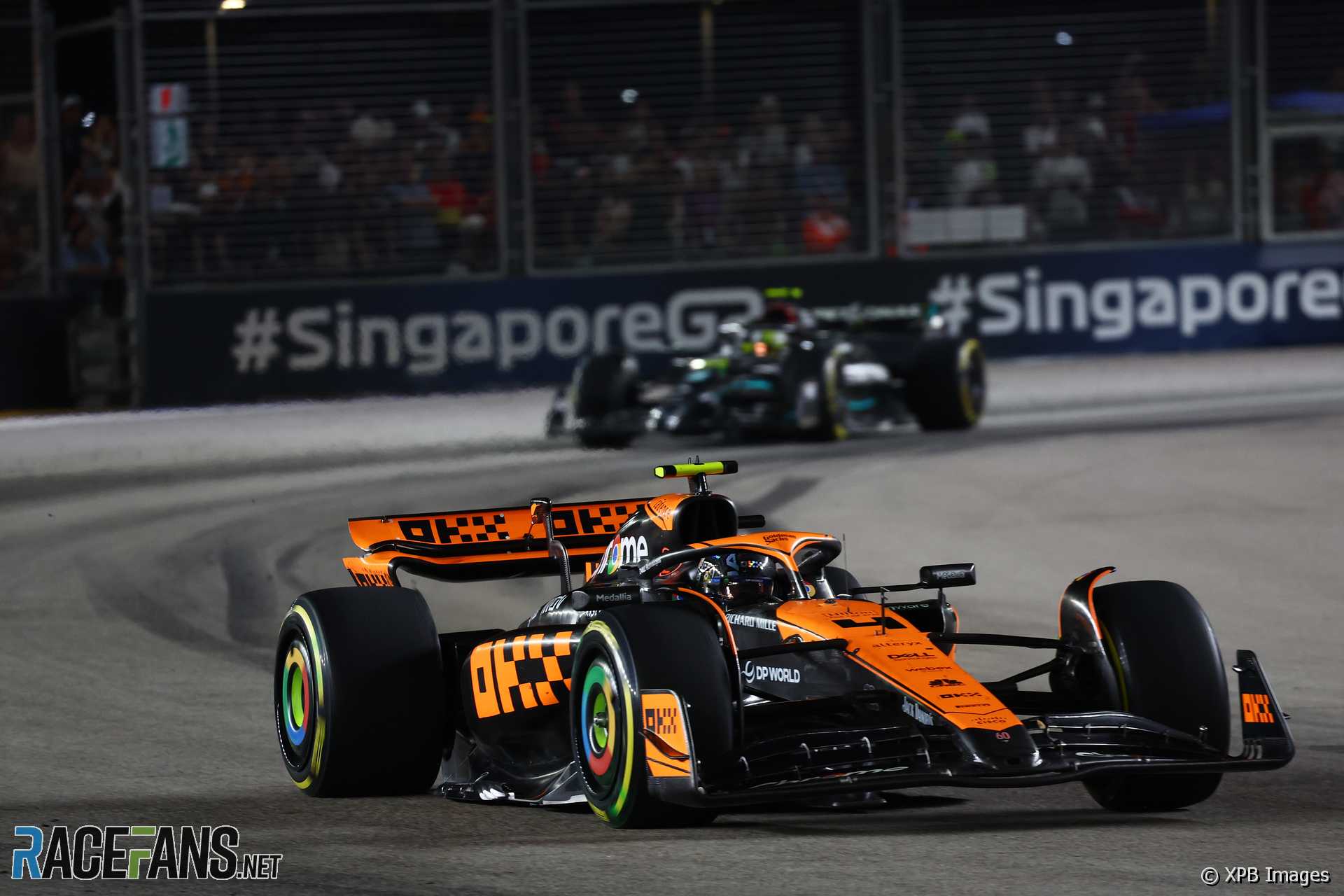 Lando Norris, McLaren, Singapore, 2023