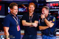 Prince Harry and Christian Horner, Red Bull team principal, Circuit of the Americas, 2023