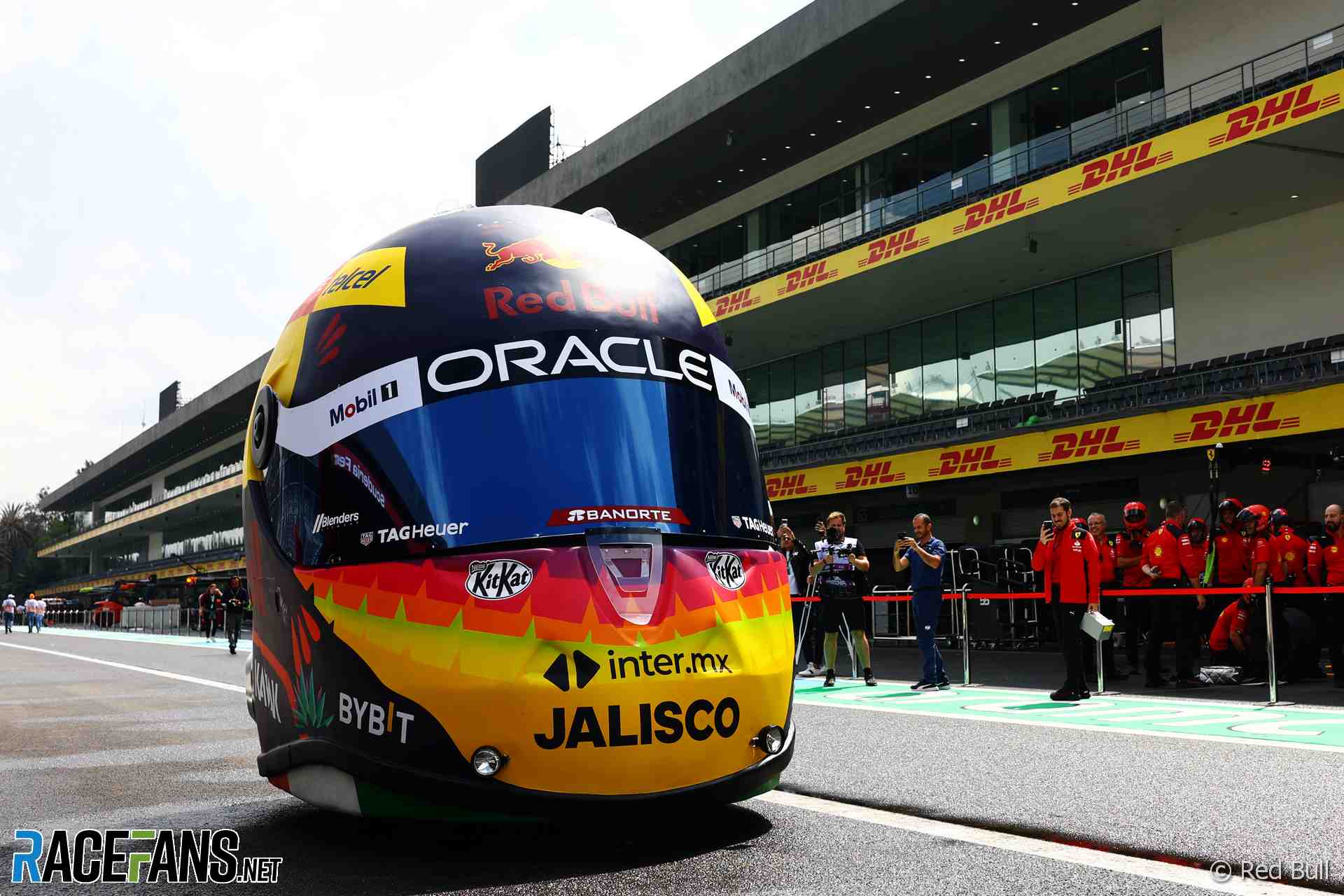 Sergio Perez helmet model, Autodromo Hermanos Rodriguez, 2023