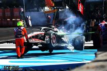 Kevin Magnussen's crash, Haas, Autodromo Hermanos Rodriguez, 2023