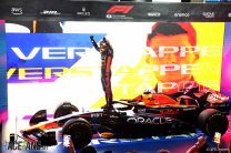 Verstappen wins ahead of McLaren pair after Hamilton and Russell collide