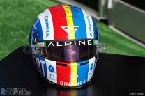Pierre Gasly's helmet, Alpine, Circuit of the Americas, 2023