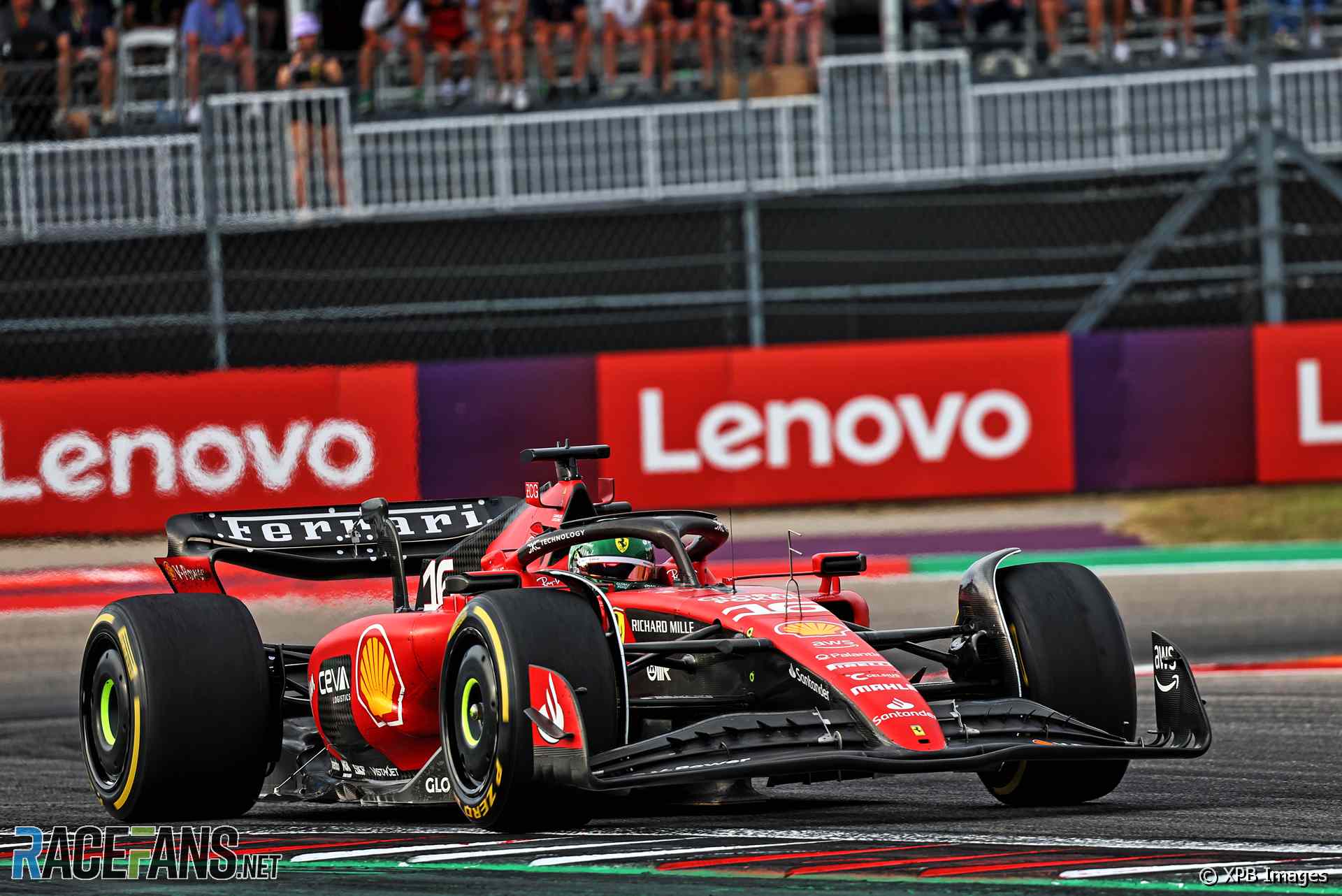 Charles Leclerc, Ferrari, Circuit of the Americas, 2023