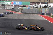 Sergio Perez, Red Bull, and Oscar Piastri, McLaren, Circuit of the Americas, 2023
