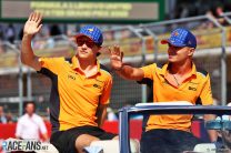 (L to R): Oscar Piastri, Lando Norris, McLaren, Circuit of the Americas, 2023