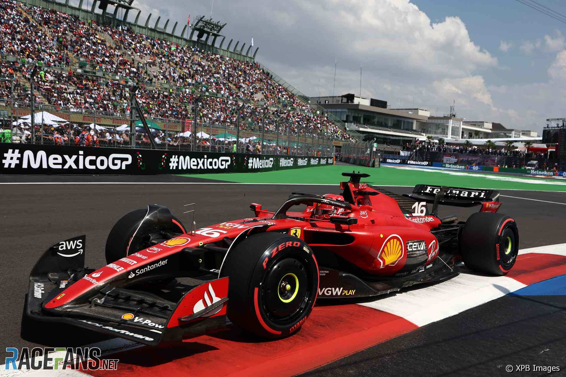 Charles Leclerc, Ferrari, Autodromo Hermanos Rodriguez, 2023