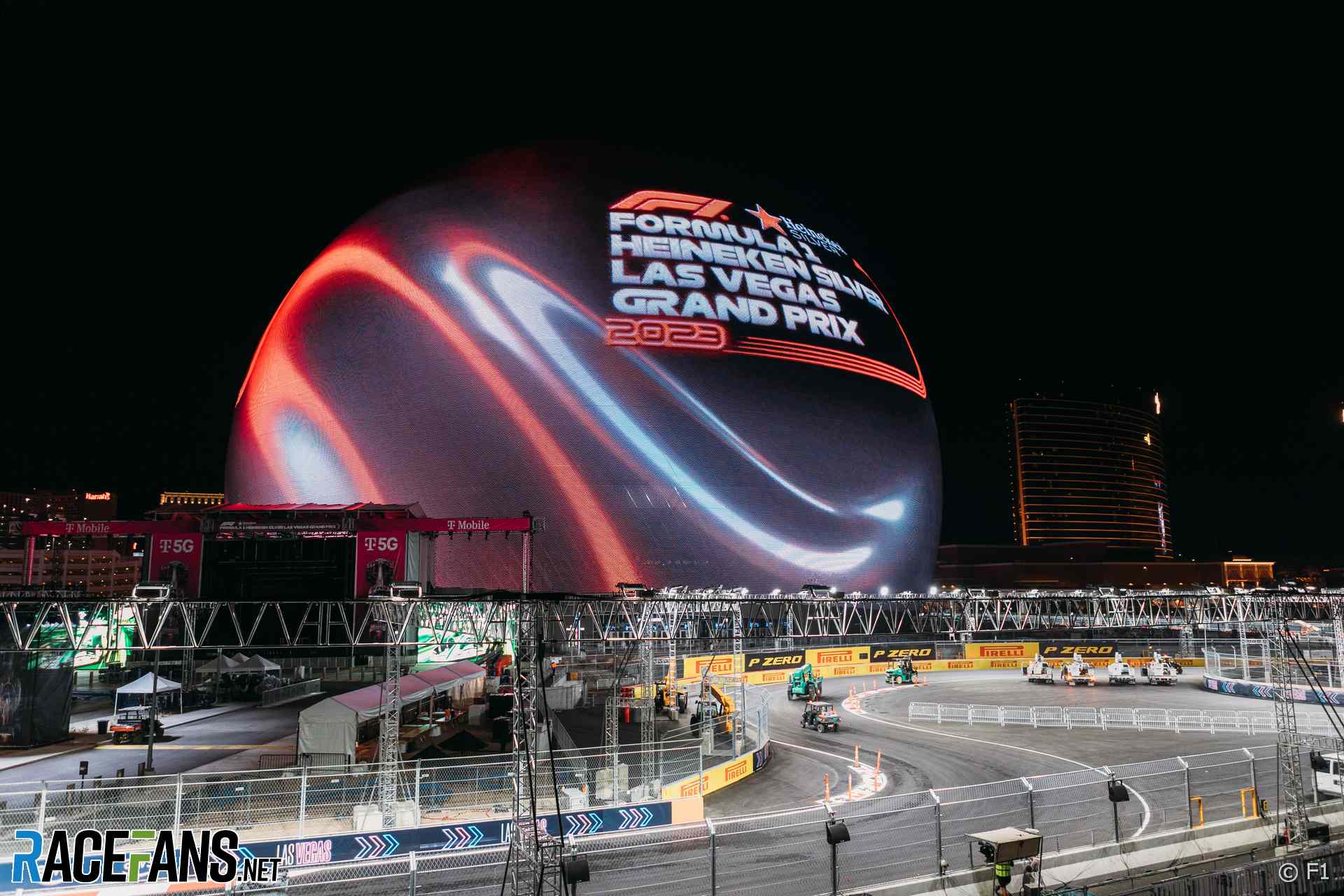 Sphere, turns six and seven, Las Vegas Strip Circuit, 2023