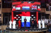 Charles Leclerc, Max Verstappen, George Russell, Yas Marina, 2023