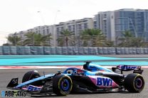 Ocon leads O’Ward in post-season test as Russell crashes