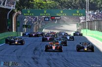 Sprint race start, Interlagos, 2023