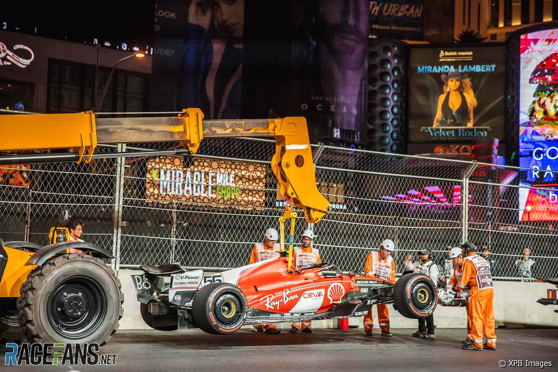 Carlos Sainz Jnr, Ferrari, Las Vegas Strip Circuit, 2023