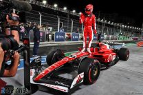 Leclerc “not happy” with qualifying performance despite pole position