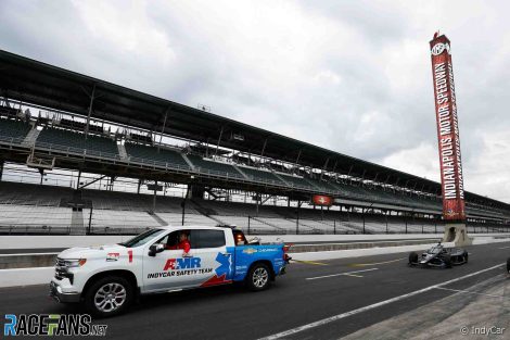IndyCar hybrid test, Indianapolis Motor Speedway, 2023