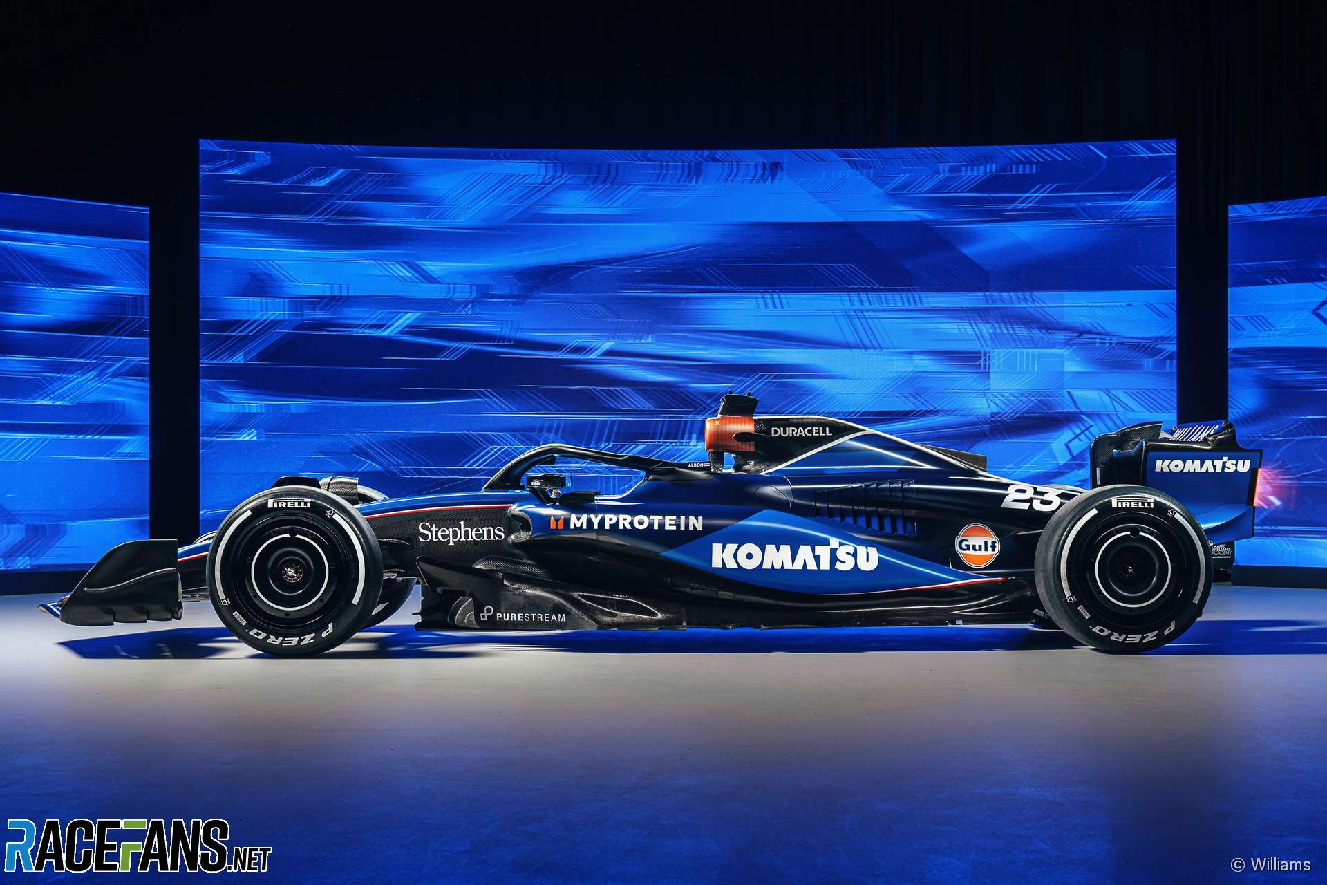 Williams FW46, side view, 2024