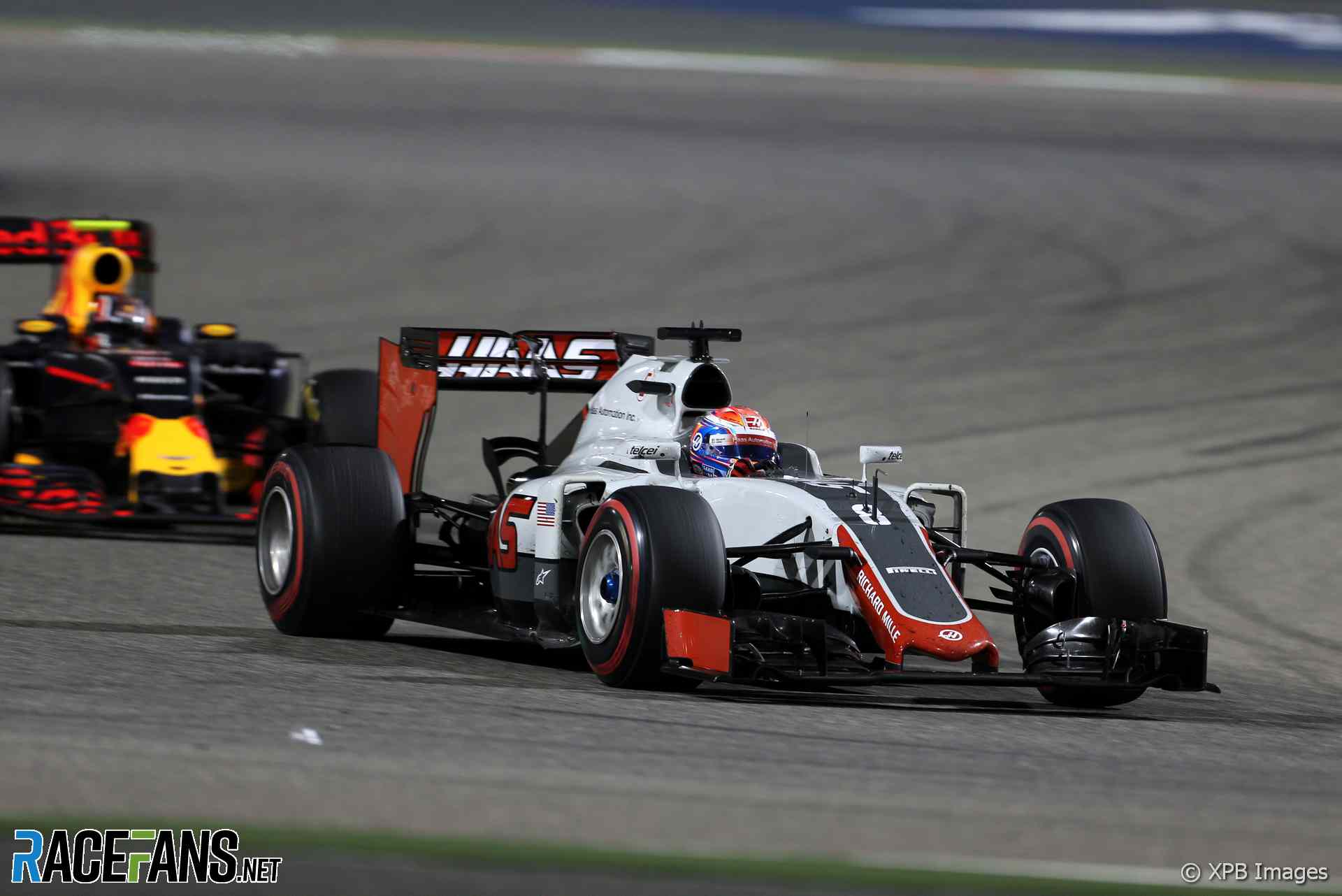 Romain Grosjean, Haas, Bahrain International Circuit, 2016