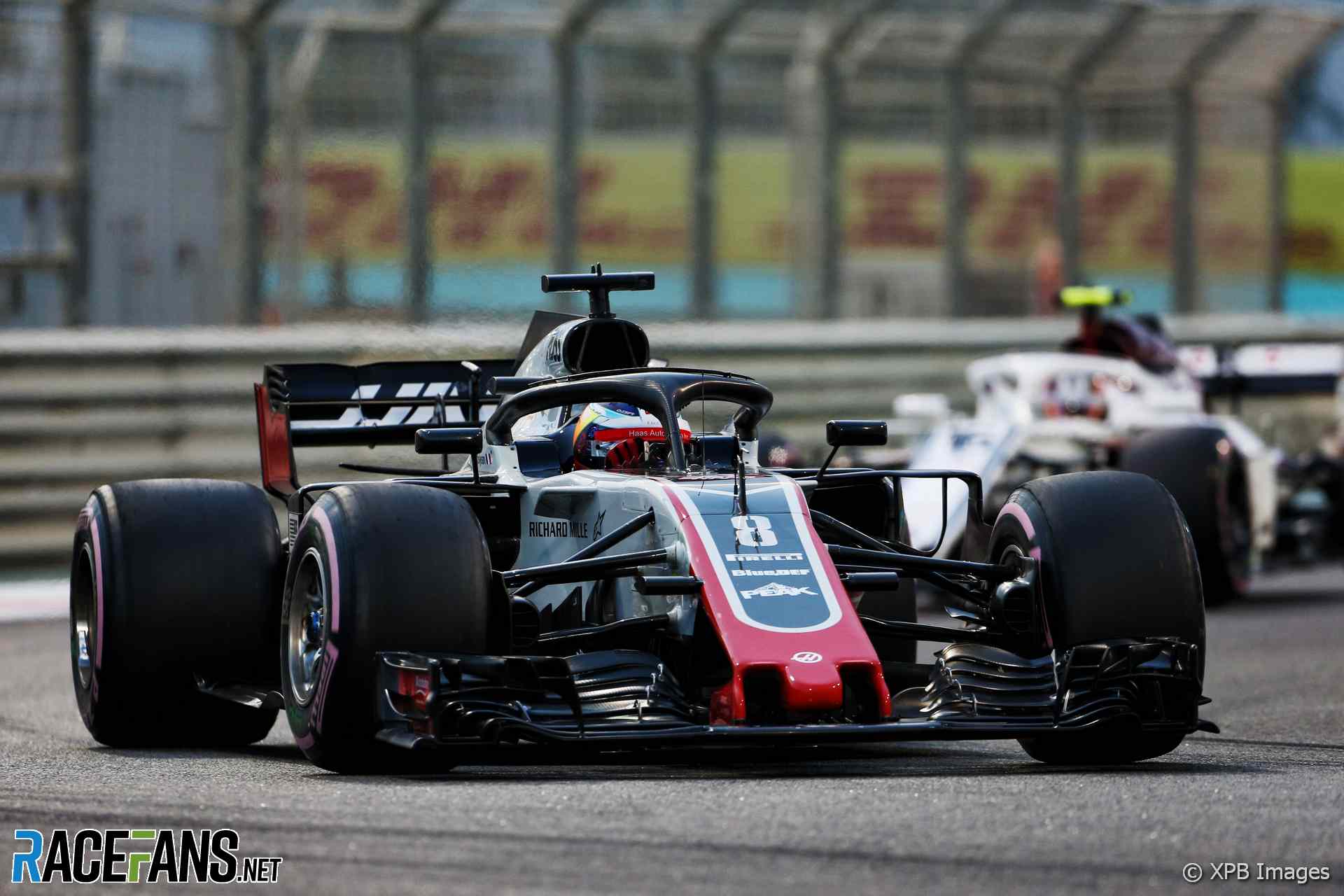 Romain Grosjean, Haas, Yas Marina, 2018