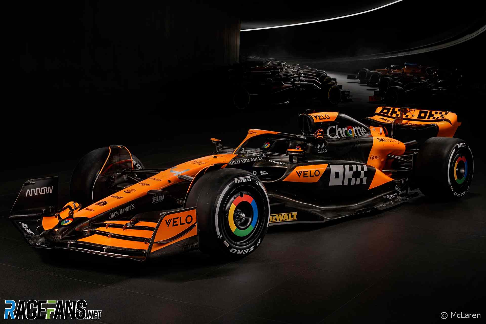 McLaren 2024 F1 livery - front