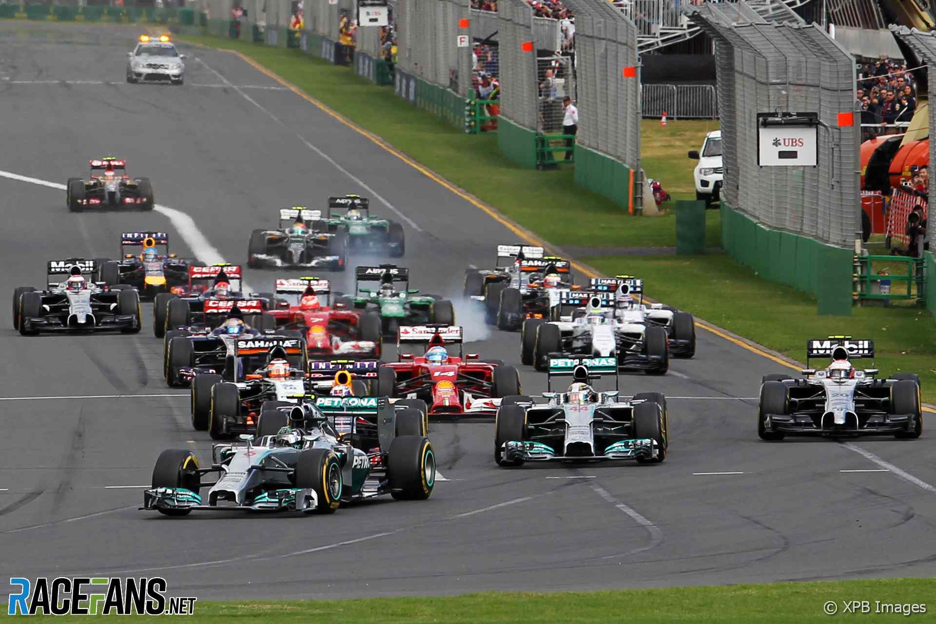 Start, Albert Park, Melbourne, 2024 Australian Grand Prix