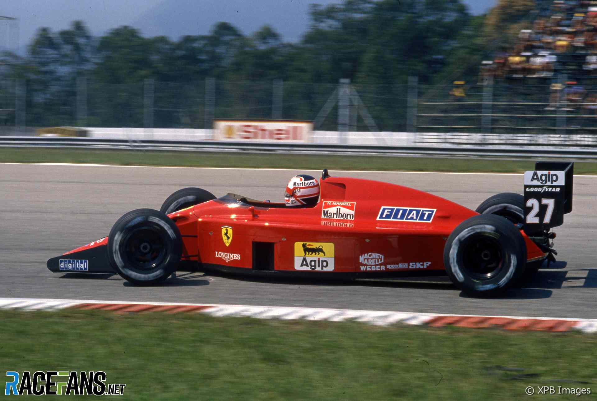 Nigel Mansell, Ferrari, Jacarepagua, 1989