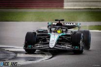 First pictures: New Mercedes W15 makes its debut on track