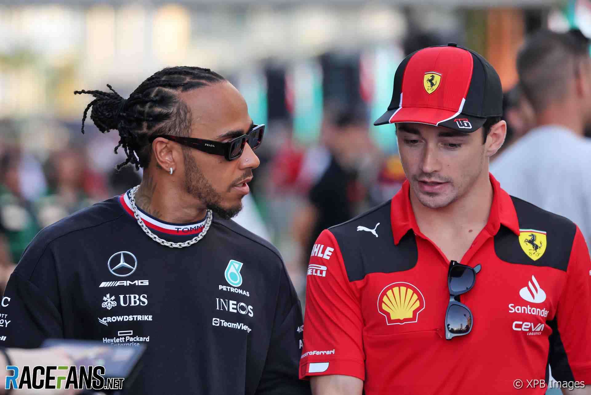 Lewis Hamilton, Charles Leclerc, Monaco, 2023