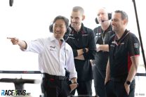 Komatsu targets eighth after taking charge at Haas