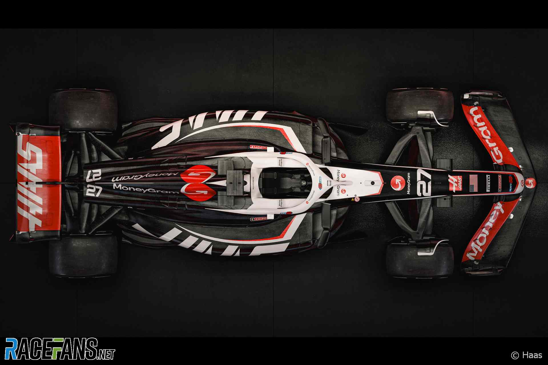 Haas VF-24 top rendering, 2024
